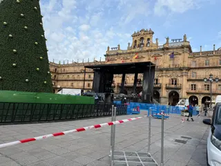 La Plaza Mayor se prepara para recibir el Fin de Año Universitario