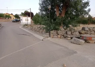 farolas destrozadas Puente del Congosto