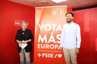 Fran Díaz y Elena Diego informan sobre cuestiones de actualidad vinculadas a las elecciones europeas en relación con Salamanca