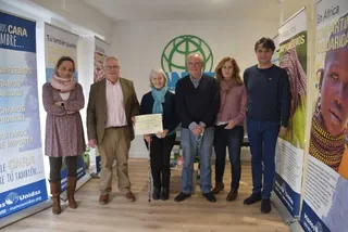 Clausura de la exposición "Campaña contra el hambre" de Manos Unidas