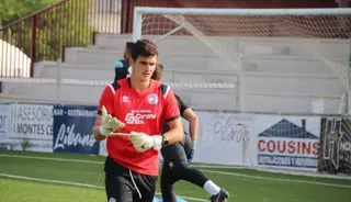 Turi, en un entrenamiento en el Reina Sofía | FOTO SALAMANCA24HORAS.COM