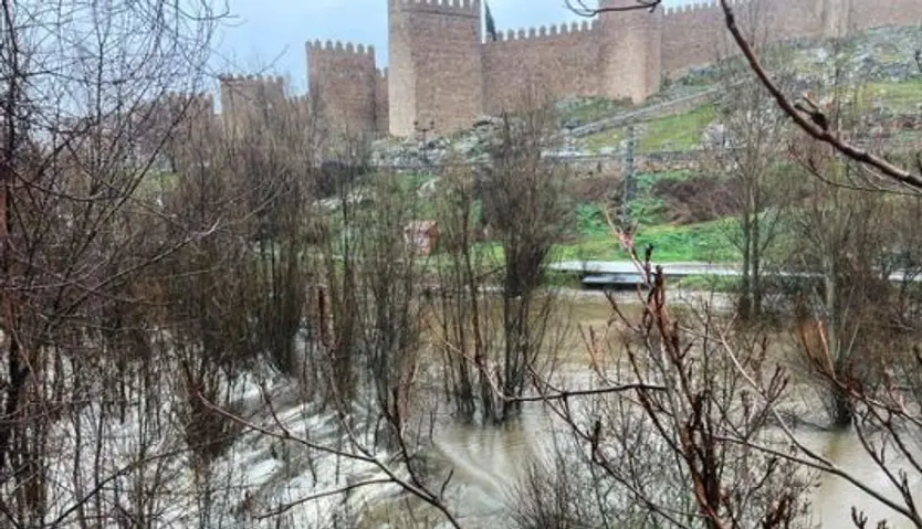 Crecida de los ríos en Ávila. Foto ICAL (5)