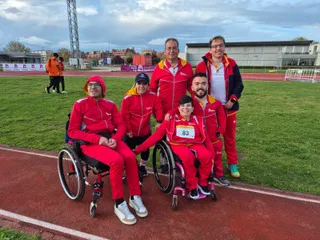 Equipo de Salamanca Campeonato de España por Comunidades Autónomas de Atletismo para Personas con Discapacidad Física