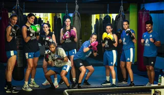 Entrenamiento de Perfumerías Avenida de boxeo con Richi Huerta | FOTO CB AVENIDA