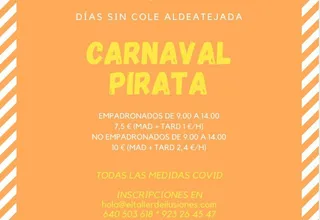 Aldeatejada carnaval pirata