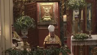 Monseñor Reig Pla durante la homilía donde pronunció esas palabras