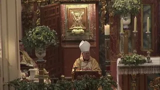 Monseñor Reig Pla durante la homilía donde pronunció esas palabras