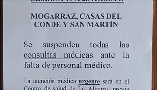 Aviso consultorios