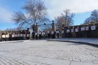 Concentración de la Plataforma en Defensa de El Bosque