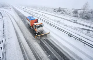 Nieve en la A-66, entre Guijuelo y Bejar | José Vicente | ICAL
