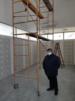 Esta semana finalizan las obras de la sala Miguel Delibes del centro de interpretación de la Isla del Soto