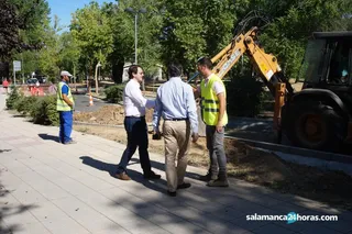 Visita Mañueco obras Aldehuela 7