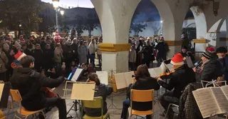 La plaza del Buen Alcalde celebra el segundo Belén Viviente de Ciudad Rodrigo. Foto Ayuntamiento Ciudad Rodrigo