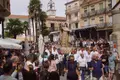 Un momento de la procesión de la Santa 