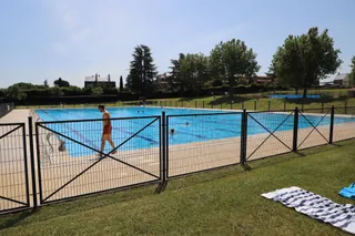 Piscina del Helmántico. Foto de archivo