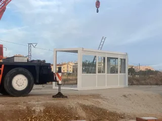 Instalación de los bares en el Reina Sofía. Foto: S24H