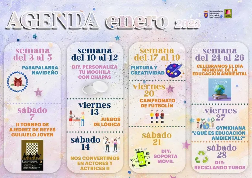 Agenda enero Guijuelo