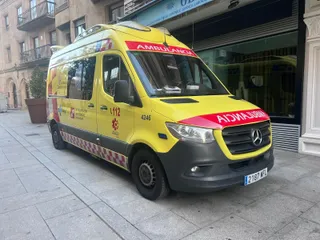 Ambulancia. Foto de archivo