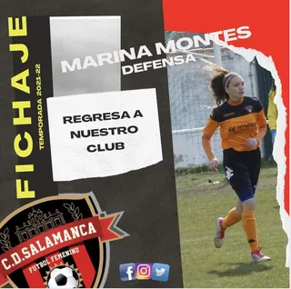 Marina Montes, primer fichaje del Salamanca FF