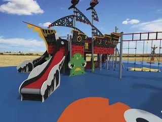 Proyecto parque infantil barcos