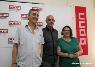 Saturnino fernández, inmaculada de pablo y emilio pérez
