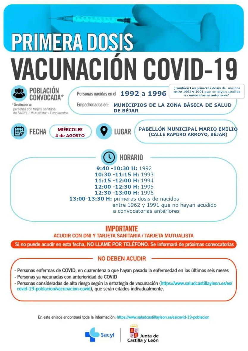 BÉJAR MIÉRCOLES 4 AGOSTO 2021 NACIDOS 1992 1996 1ª PFIZER page 0001