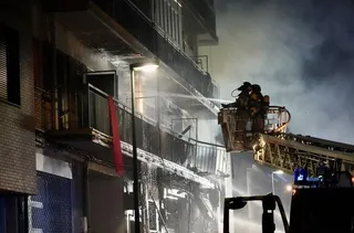 Explosión en un edificio de la calle Goya en Valladolid. Foto ICAL (1)
