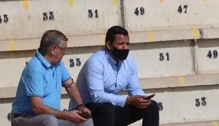 Rafa Dueñas, en un entrenamiento / FOTO SALAMANCA24HORAS.COM