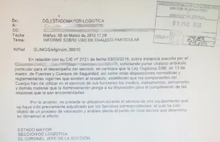 Oficiales aseguran que la guardia civil del chaleco femenino puso en riesgo a sus compañeros