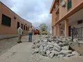Obras en la calle Sur de Carbajosa de la Sagrada