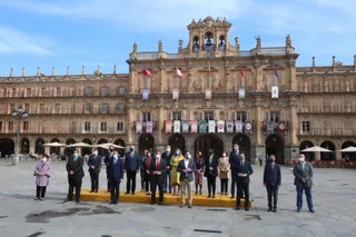 GALERÍA | Las Ciudades Patrimonio marcan en Salamanca el punto de partida para la recuperación turística