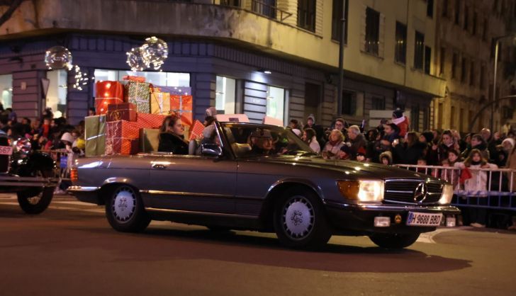 Mercedes en la Cabalgata de los Reyes