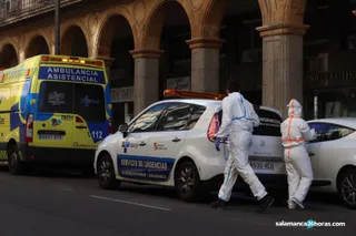 Coronavirus ambulancia gran vía (3)