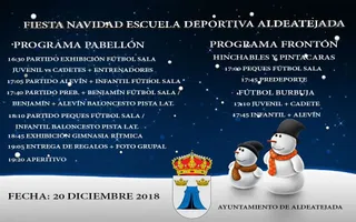 CARTEL FIESTA NAVIDAD 2018