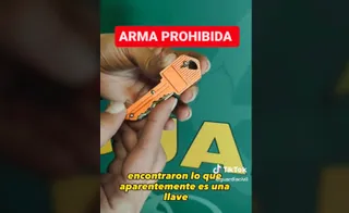 Llave incautada que resulta ser un arma prohibida | GC