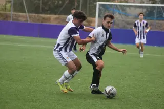 Parra, en el duelo entre Valladolid B y Unionistas LN / FOTO USCF BASE