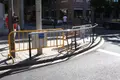 Lugar del impacto en María Auxiliadora en el cruce con la Plaza de España