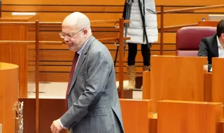 Francisco Igea, en el pleno de las Cortes. ICAL