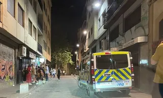 Un vehículo de la Policía Local de Salamanca en la calle Consuelo | Foto: S24H