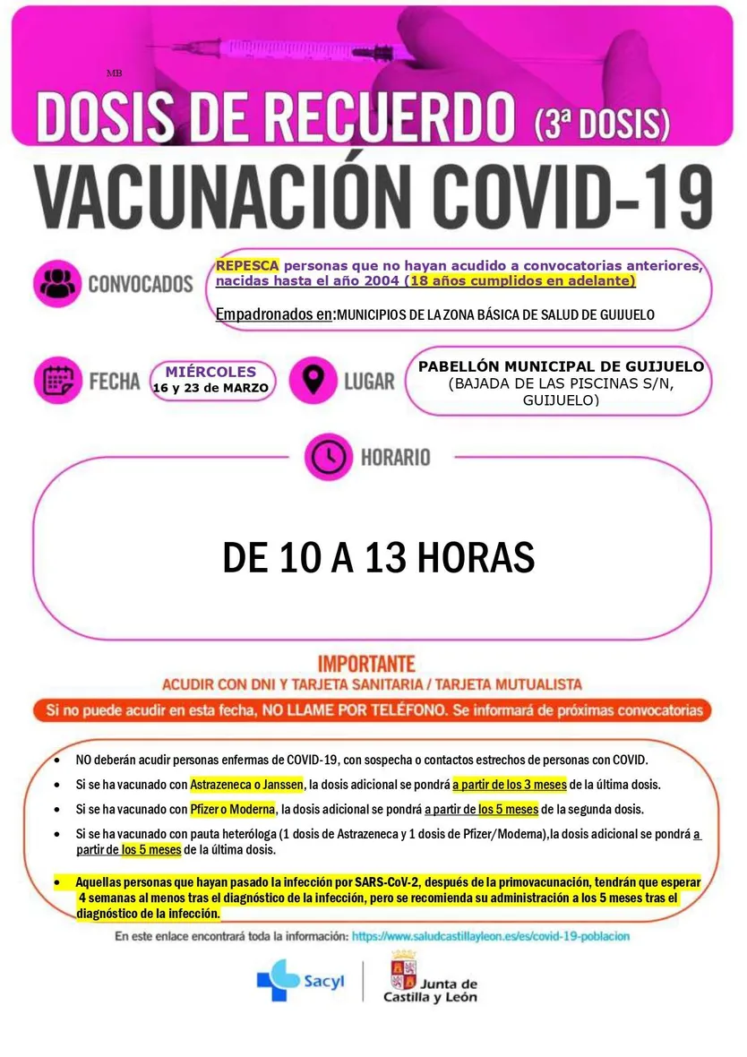 4. REPESCA GUIJUELO DOSIS RECUERDO 16 y 23 marzo page 0001