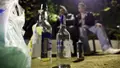 Botellón en una foto de archivo