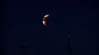 Eclipse lunar. Foto EP