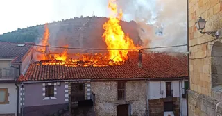 Incendio en municipio de Soria | Foto ICAL