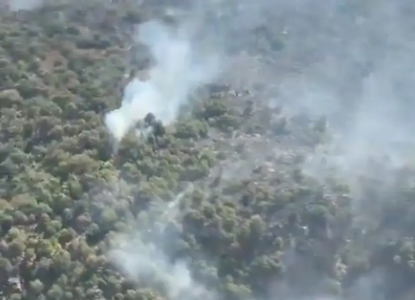 Vista Desde El Cielo Del Incendio De Fermoselle