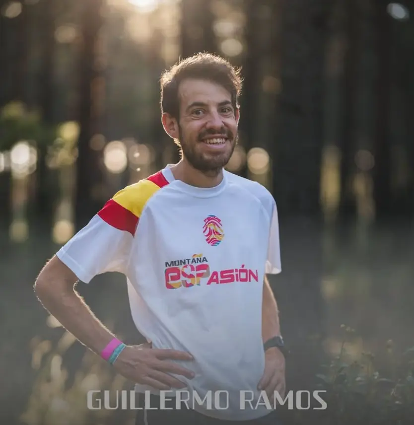 Guillermo Ramos con la camiseta de la selección española