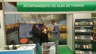 Stand de Alba de Tormes en la Feria Destino Pesca 2025 | Ayuntamiento Alba de Tormes