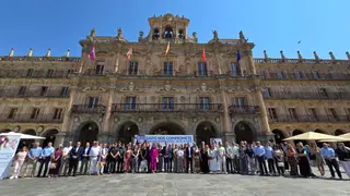 Acto en memoria de Miguel Ángel Blanco en la Plaza Mayor viernes 10 de julio 2026.
