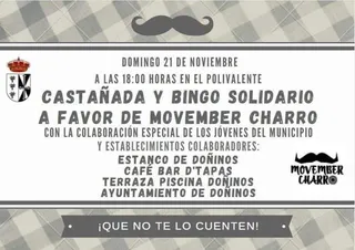 Cartel actividad November Charro