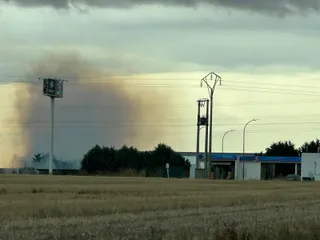 Incendio vivero en Villamayor. Foto S24H