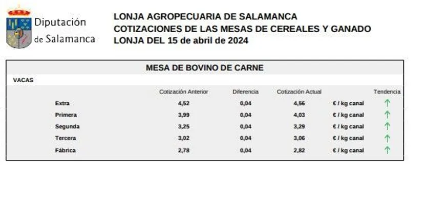 Mesa bovino de carne 15 abril 24 1